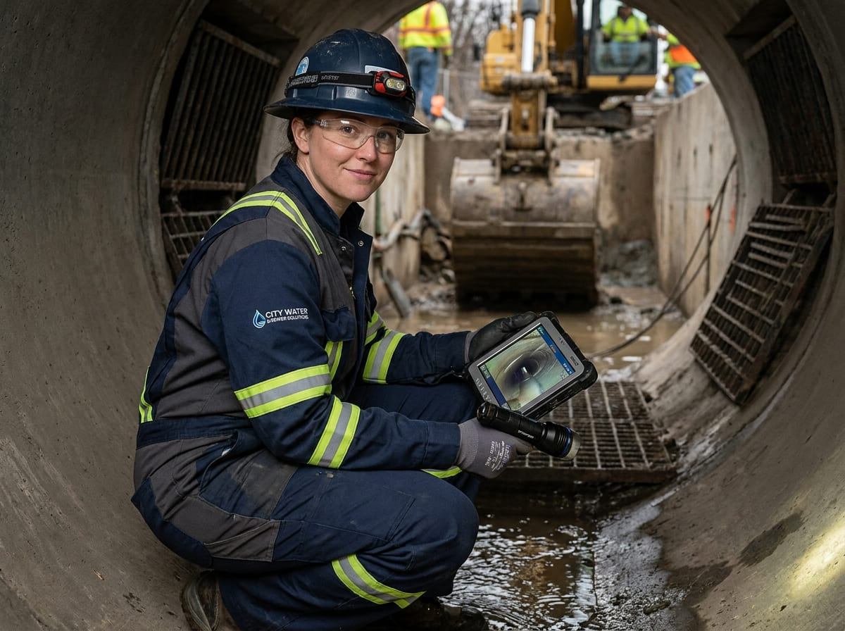 Sewer Line Inspection & Replacement in Staples